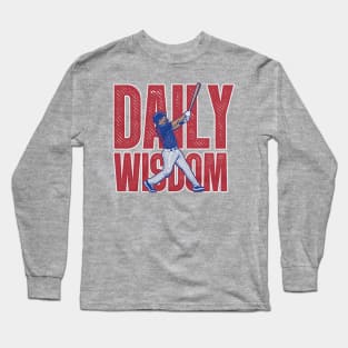 Patrick Wisdom Daily Wisdom Long Sleeve T-Shirt